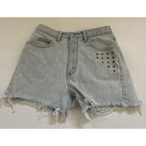 Vintage Guess Jean Shorts Georges Marciano Denim Cutoff High Waist Size 31‎ Y2K